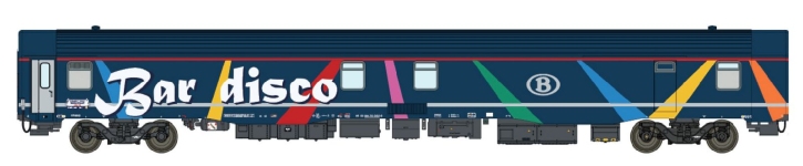L.S. Models LS92998 - H0 - Personenwagen I10 BarDisco, SNCB, Ep. V - Wagen 2